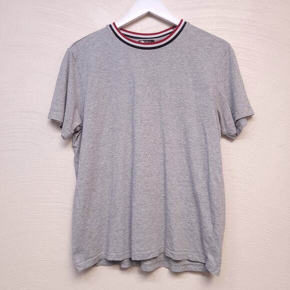 Forever 21 Other - Forever 21 Tshirt Mens Medium Shirt Gray Ringer T Basic Shirt Red Black